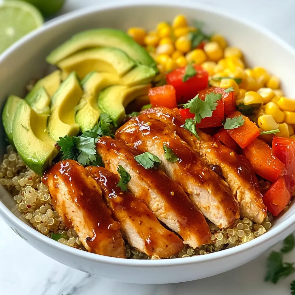 BBQ Chicken Quinoa Bowls Flavorful and Wholesome Meal