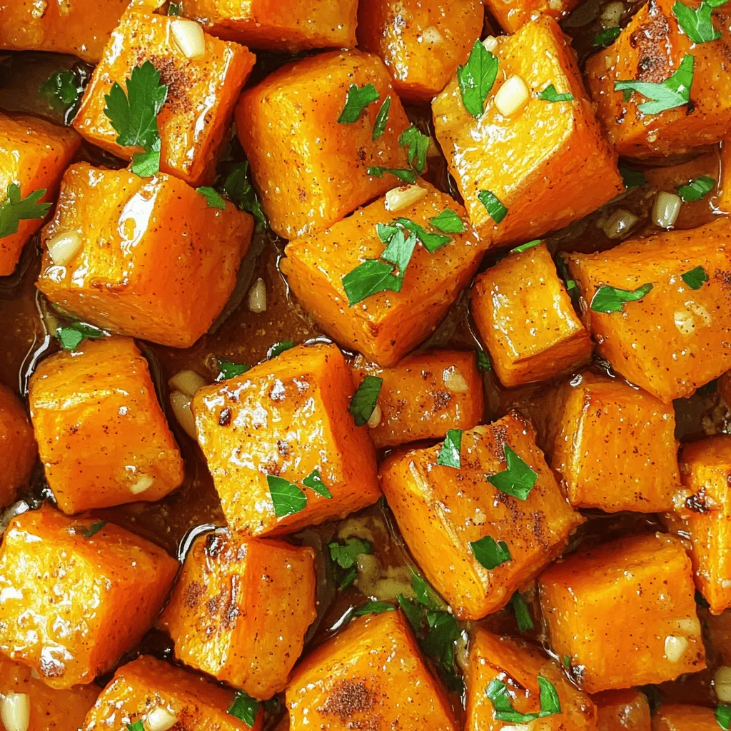 Honey Garlic Roasted Sweet Potatoes Flavorful Delight