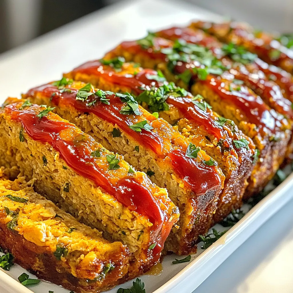 Garlic Herb Chicken Meatloaf Tasty and Simple Recipe