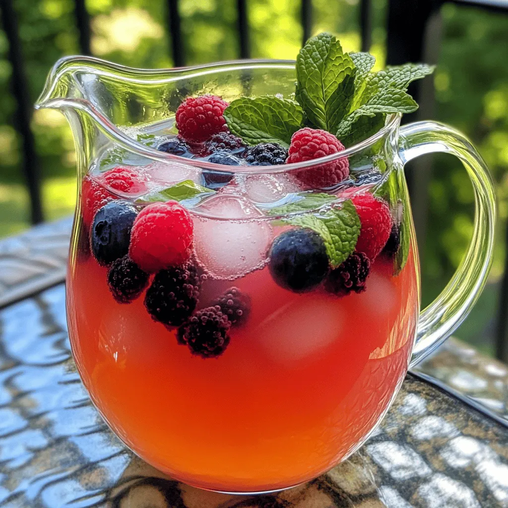 Apple Berry Green Tea Fresh and Flavorful Recipe
