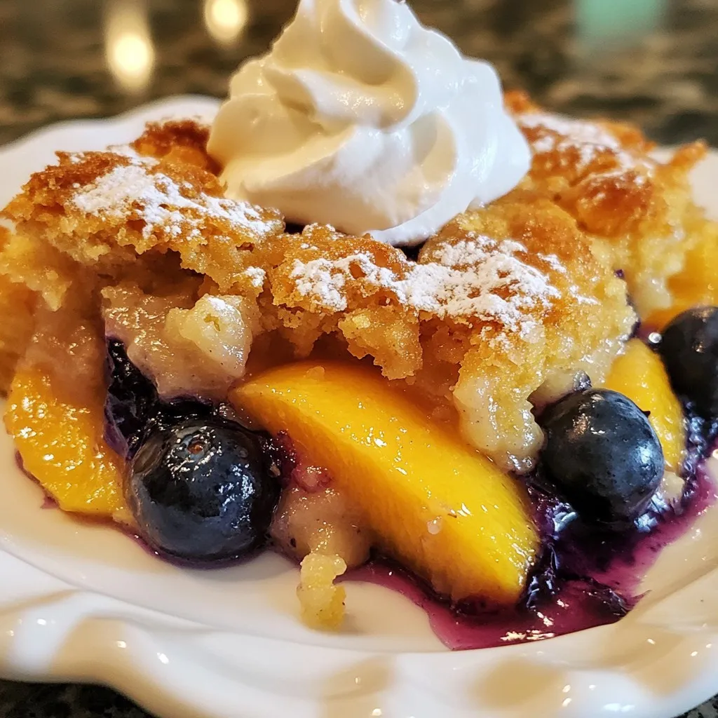 Blueberry Peach Cobbler Delightful and Simple Recipe