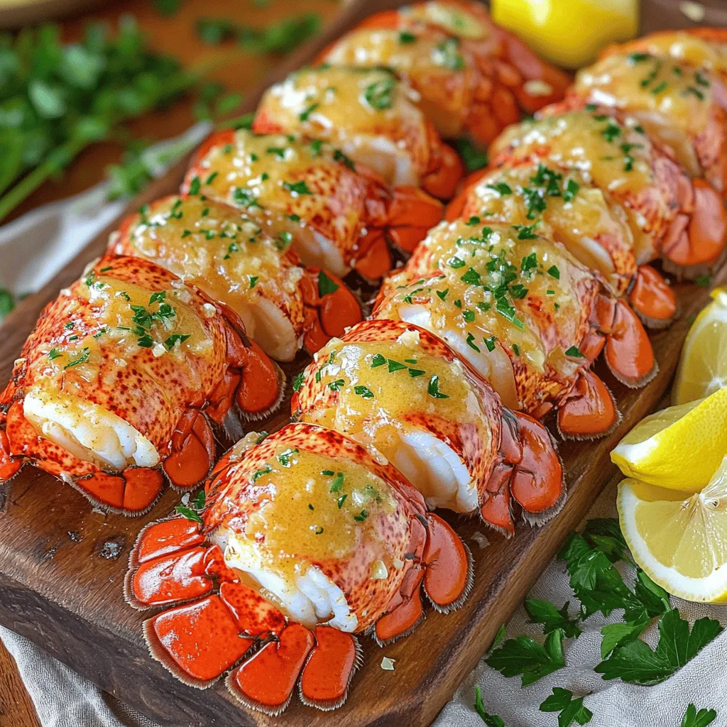 Garlic Butter Lobster Tails Rich and Savory Delight