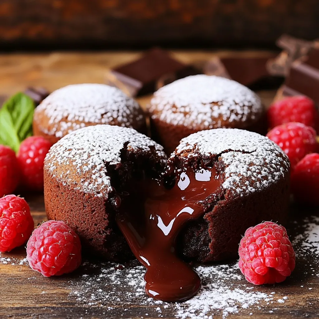 Air Fryer Chocolate Lava Cakes Delightful and Easy