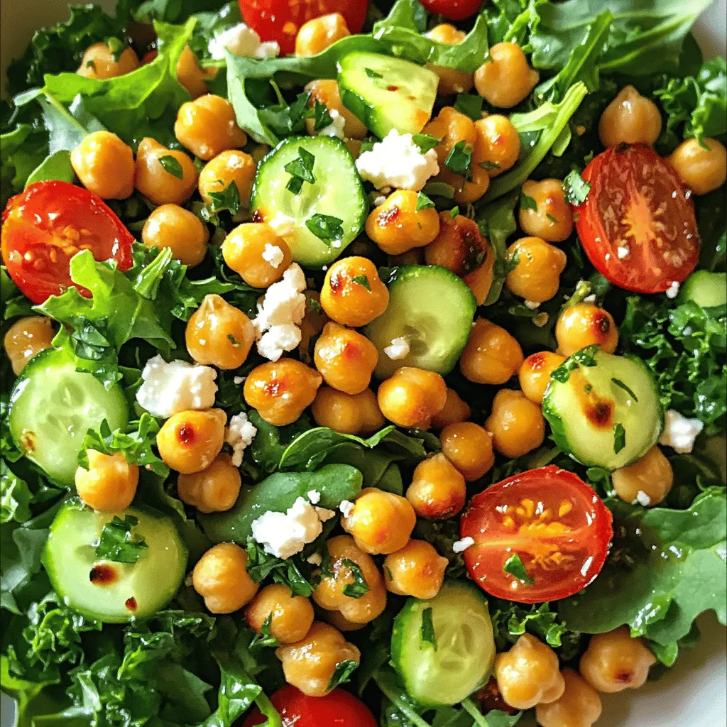 Crispy Chickpea Salad Flavorful and Nutritious Meal