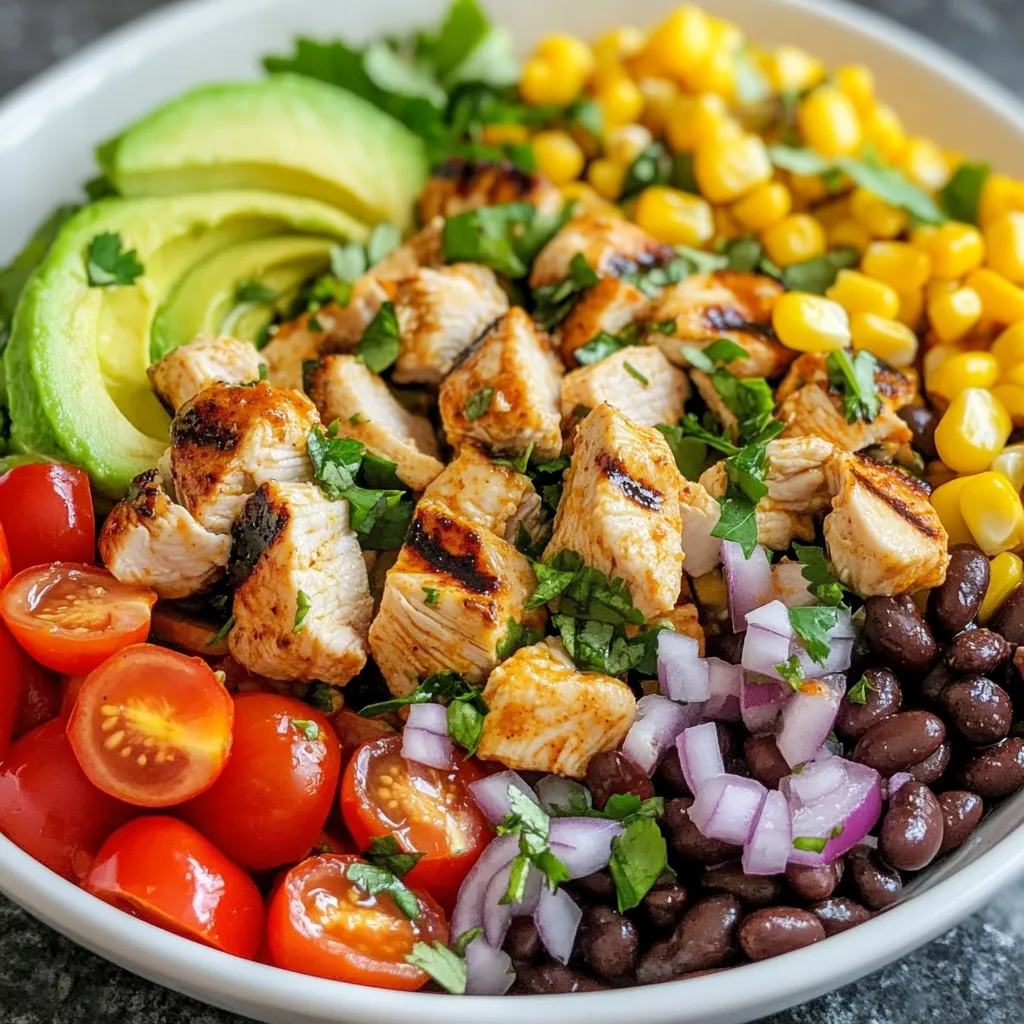 Spicy Southwest Chicken Salad Flavorful Meal Idea