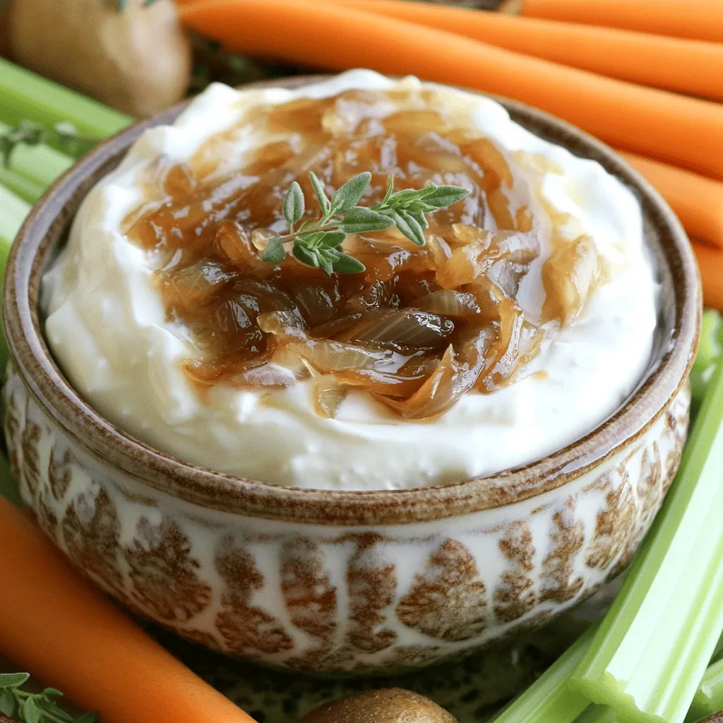 Caramelized Onion Dip Rich and Flavorful Appetizer