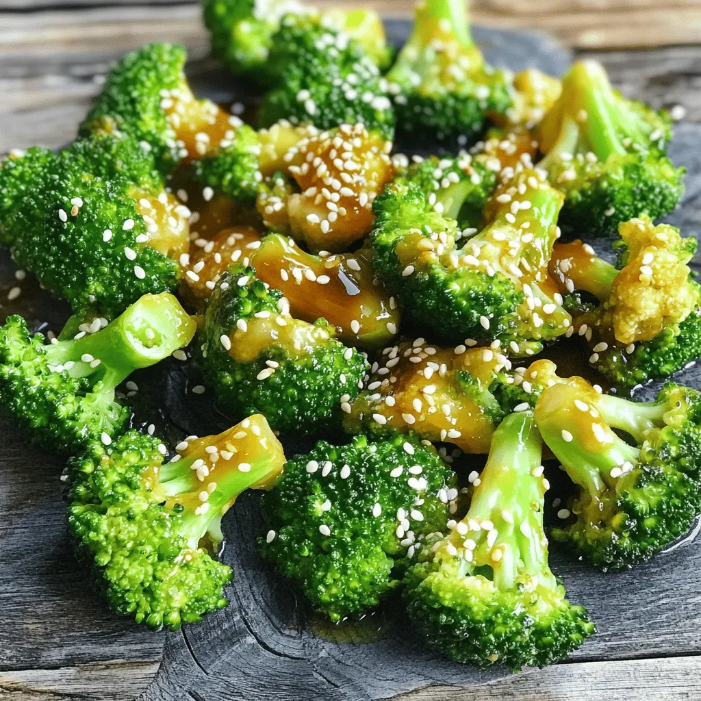 Honey Garlic Broccoli Flavorful and Healthy Side Dish
