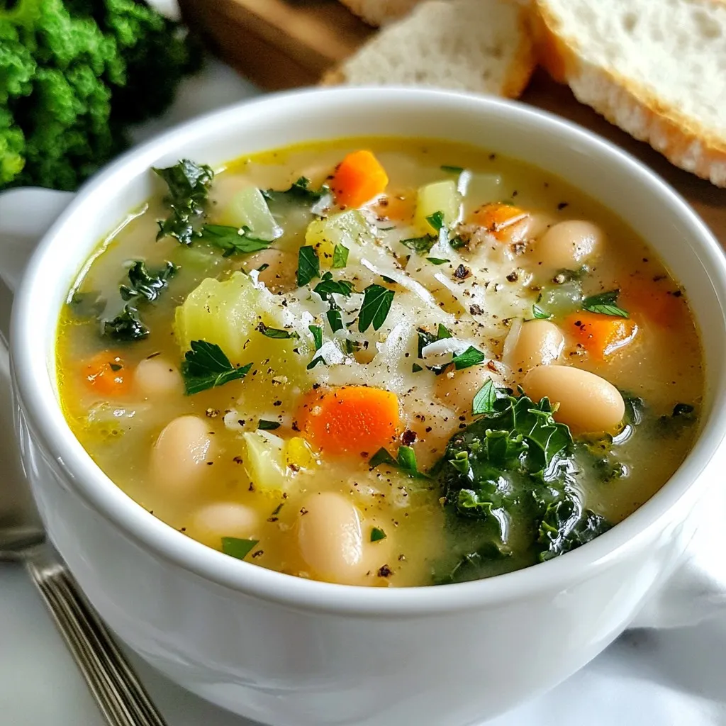 Tuscan White Bean Soup Hearty and Flavorful Meal