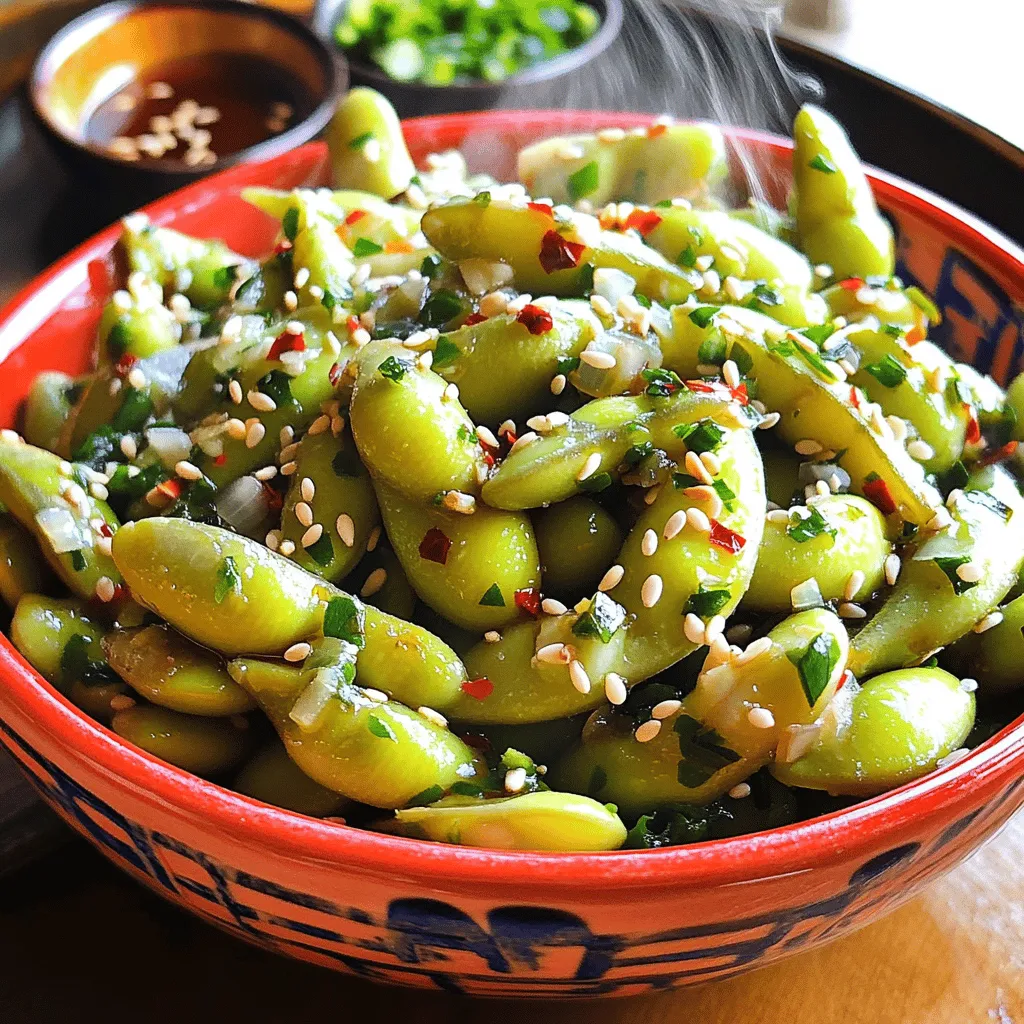 Spicy Garlic Edamame Flavorful and Simple Recipe