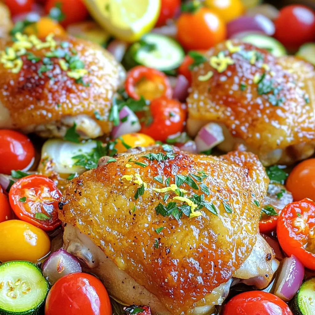 One Pan Mediterranean Chicken Simple and Flavorful Meal