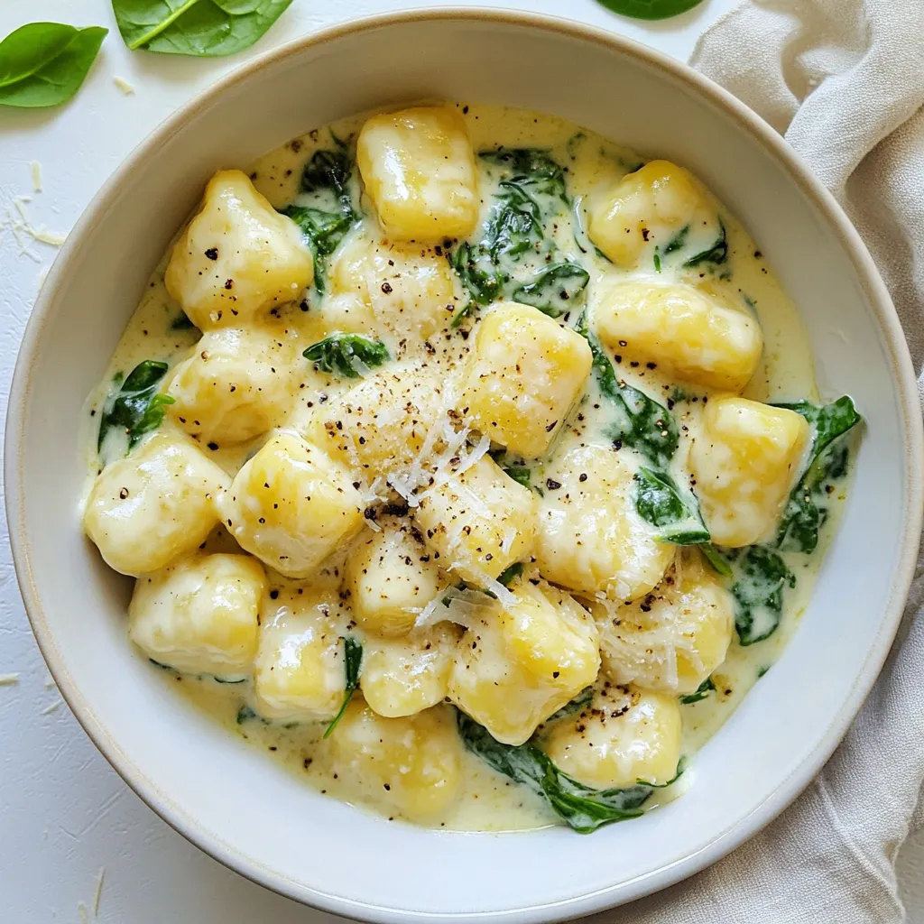 Creamy Spinach Ricotta Gnocchi Rich and Flavorful Dish