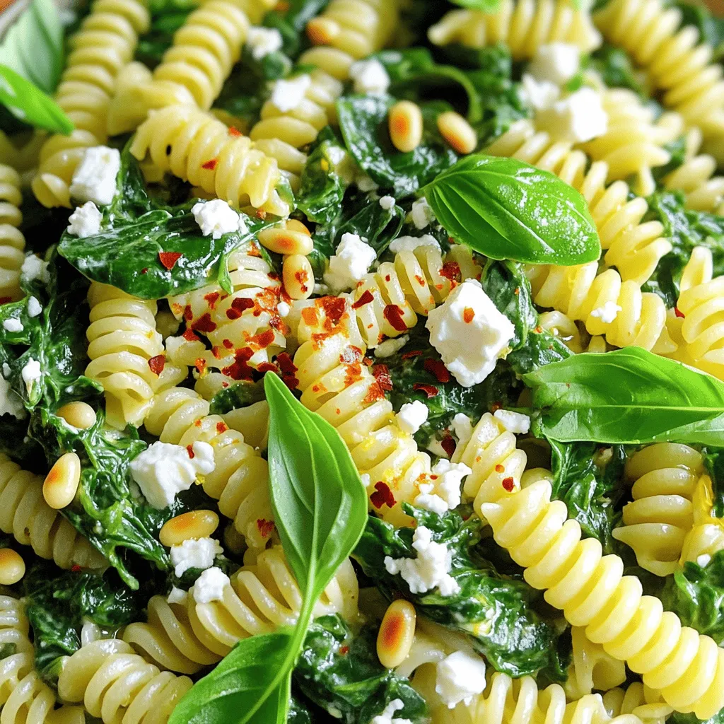 Satisfying Pasta with Spinach and Feta Recipe Guide