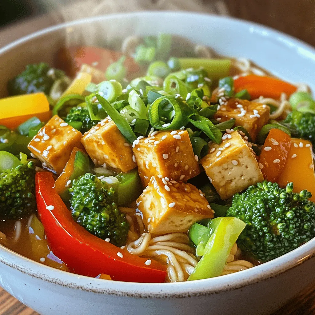 Spicy Sesame Tofu Ramen Flavorful and Easy Recipe