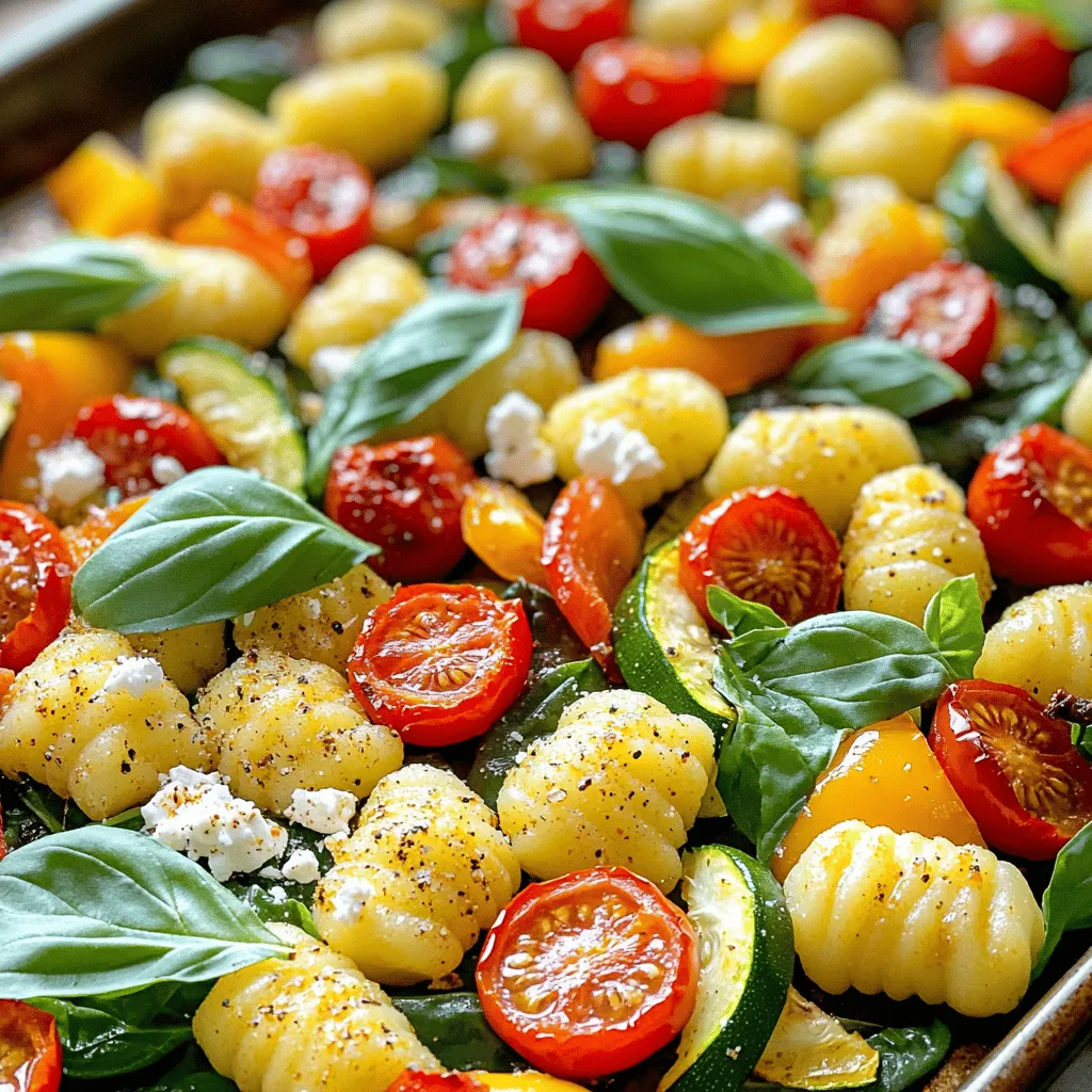 Easy Sheet Pan Gnocchi Flavorful One-Pan Delight