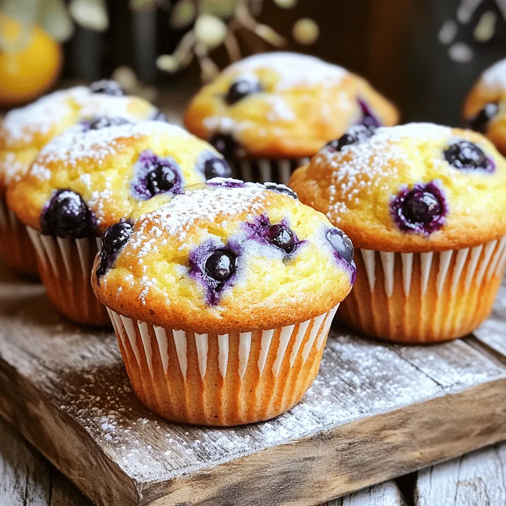 Lemon Blueberry Muffins Fresh and Flavorful Treat