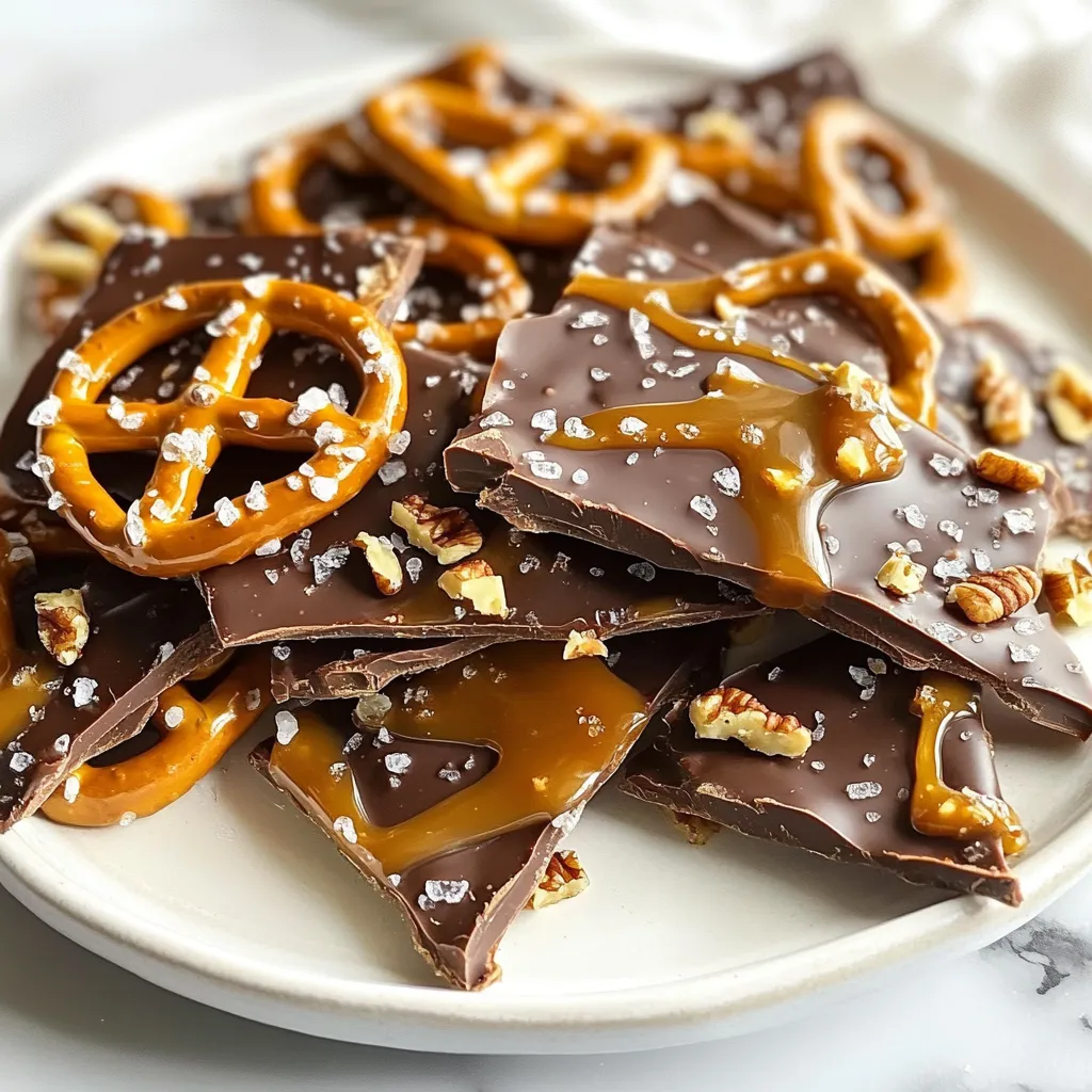 Salted Caramel Pretzel Bark Irresistible Sweet Treat