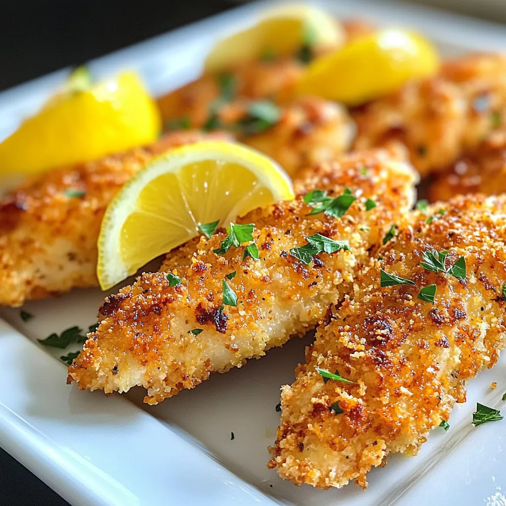Lemon Pepper Chicken Tenders Juicy and Flavorful Dish