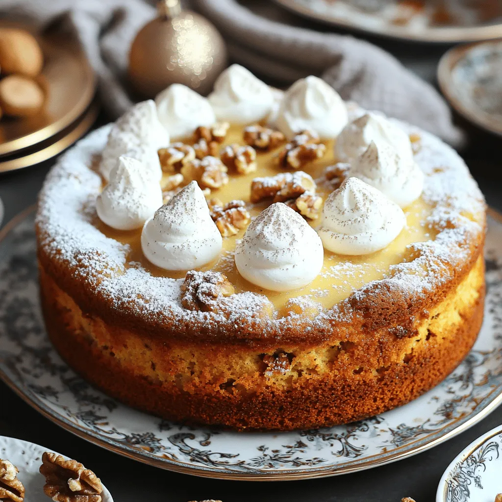 Eggnog Cake Delightful Holiday Dessert Recipe