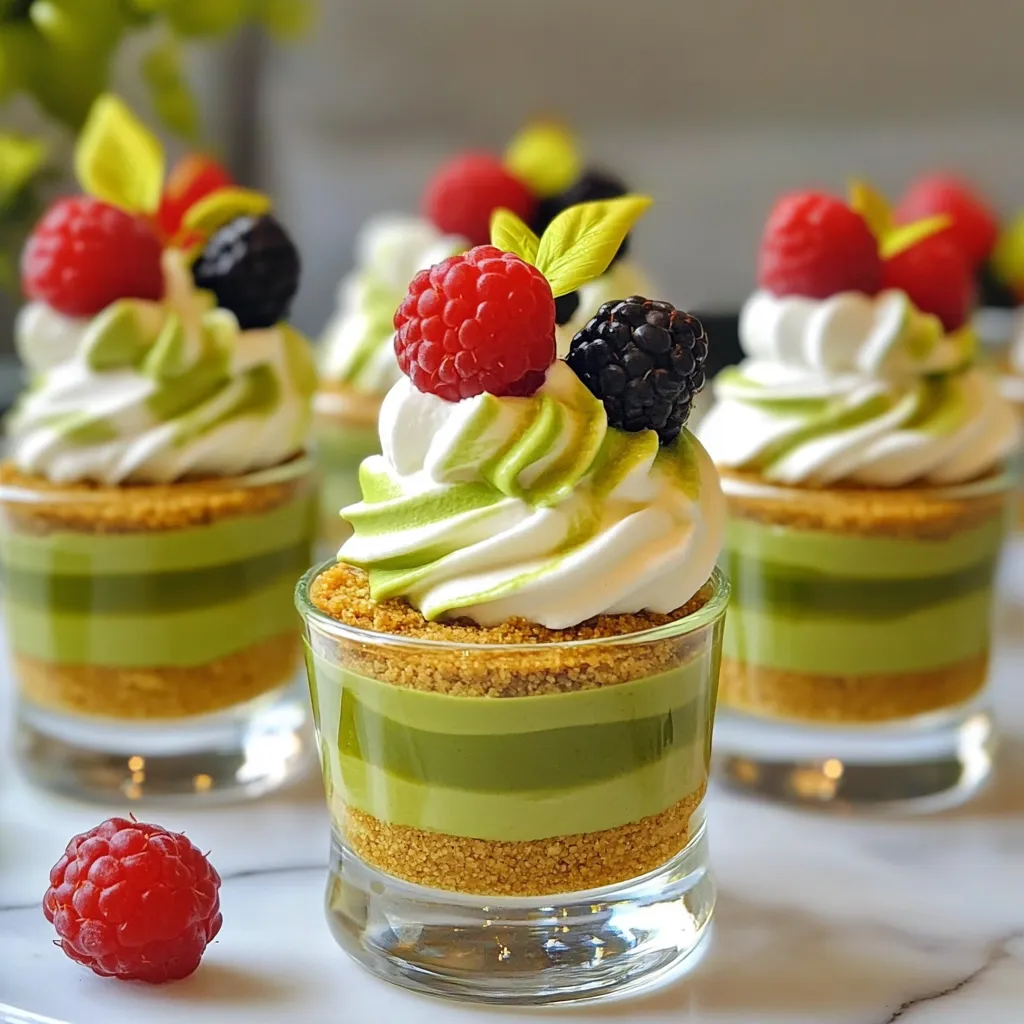 No Bake Matcha Cheesecake Cups Delightful and Easy