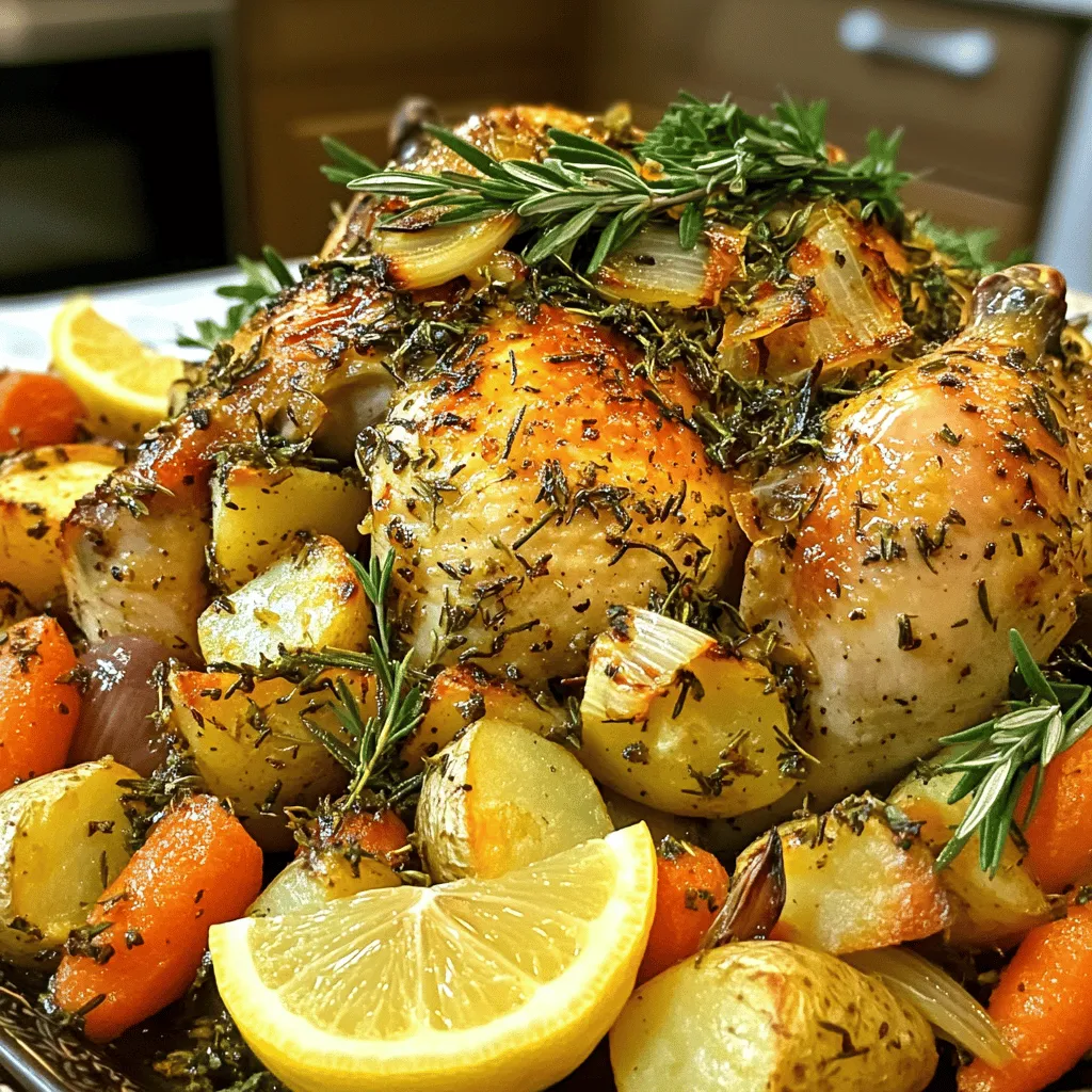 Savory Herb Roasted Chicken Perfectly Juicy Recipe