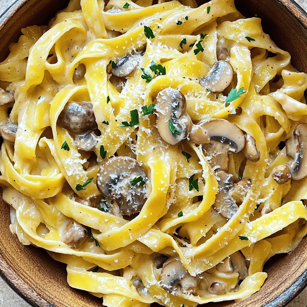 Creamy Mushroom Marsala Pasta Rich and Flavorful Dish