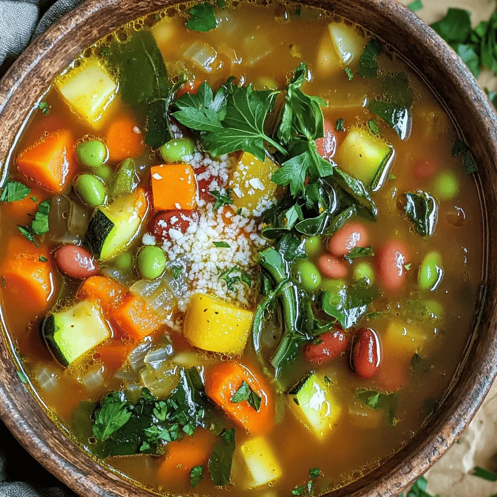 Veggie Packed Minestrone Soup Healthy Comfort Dish