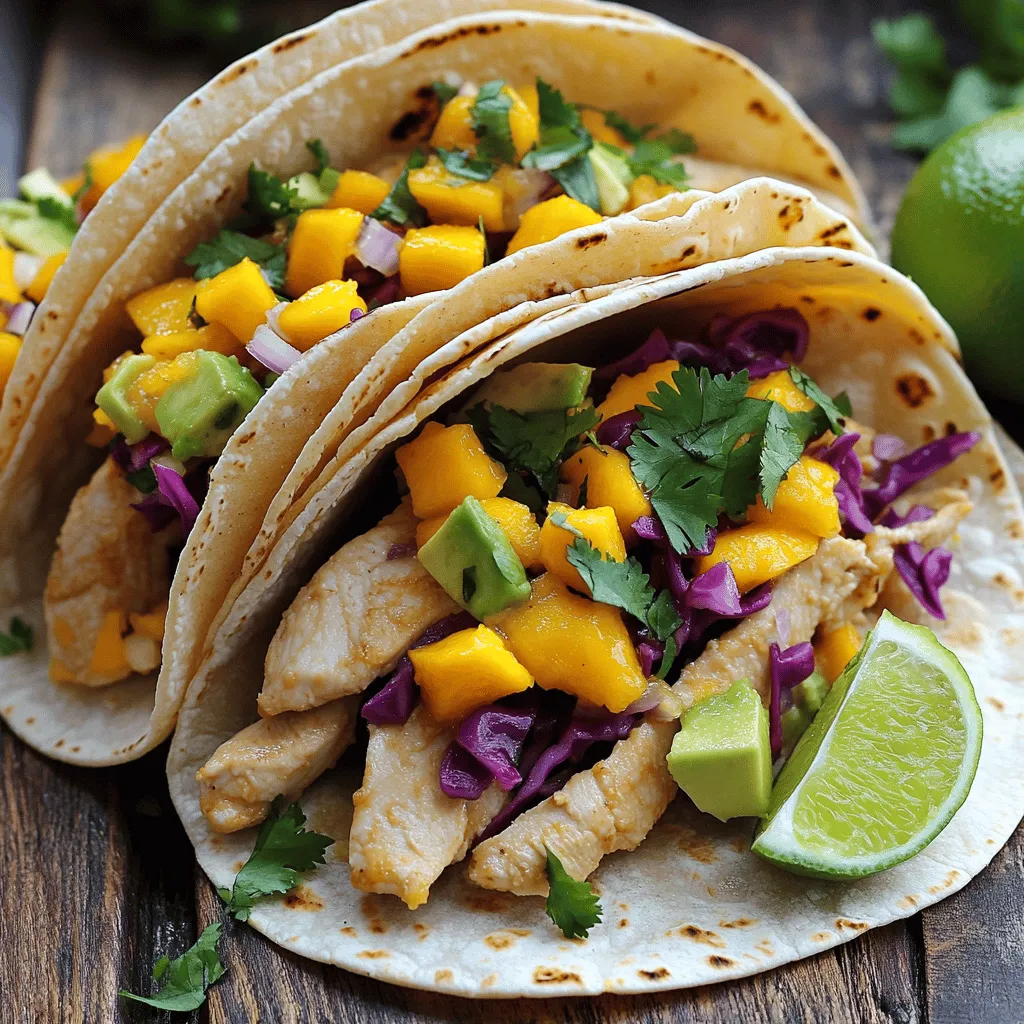 Spicy Mango Chicken Tacos Flavorful and Fresh Recipe