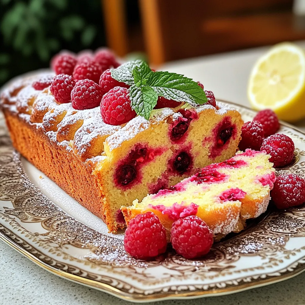 Lemon Raspberry Yogurt Loaf Delightfully Simple Recipe