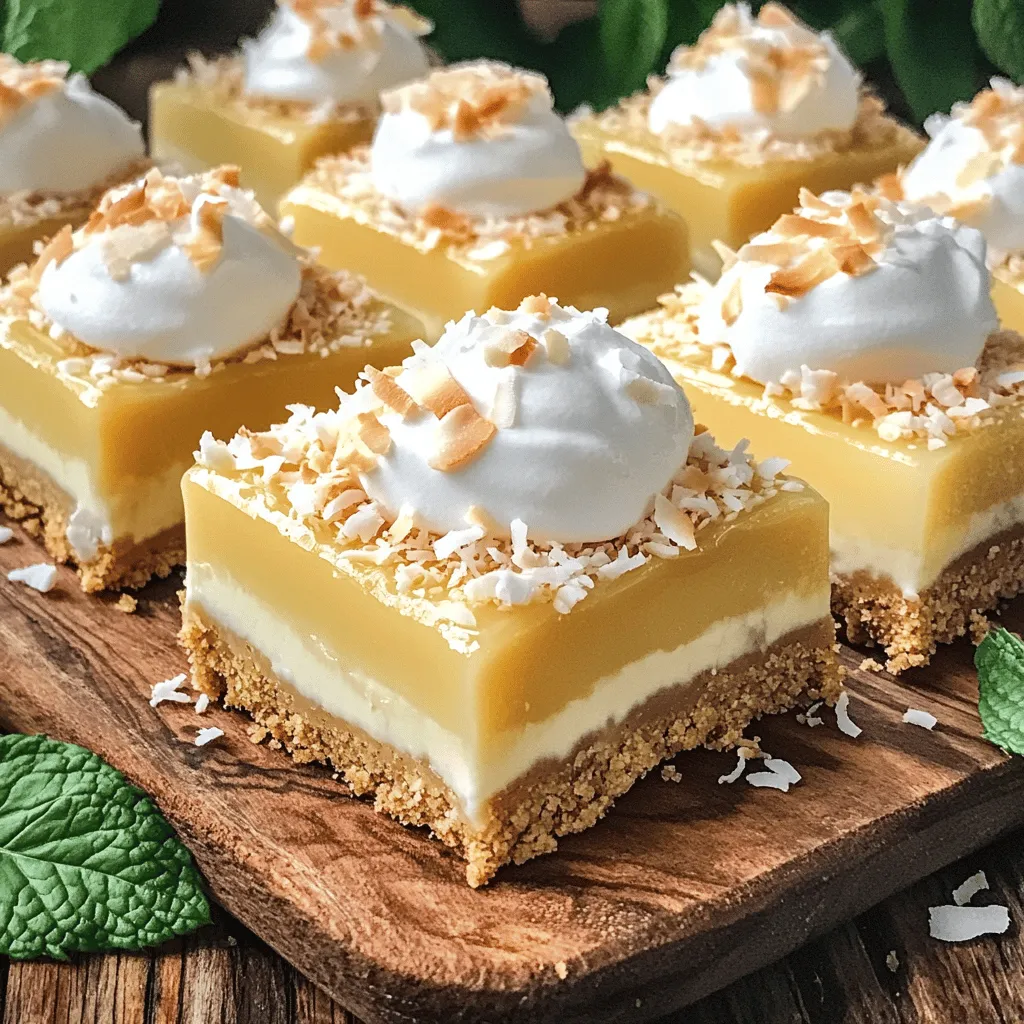Coconut Cream Pie Bars Irresistible and Simple Treat