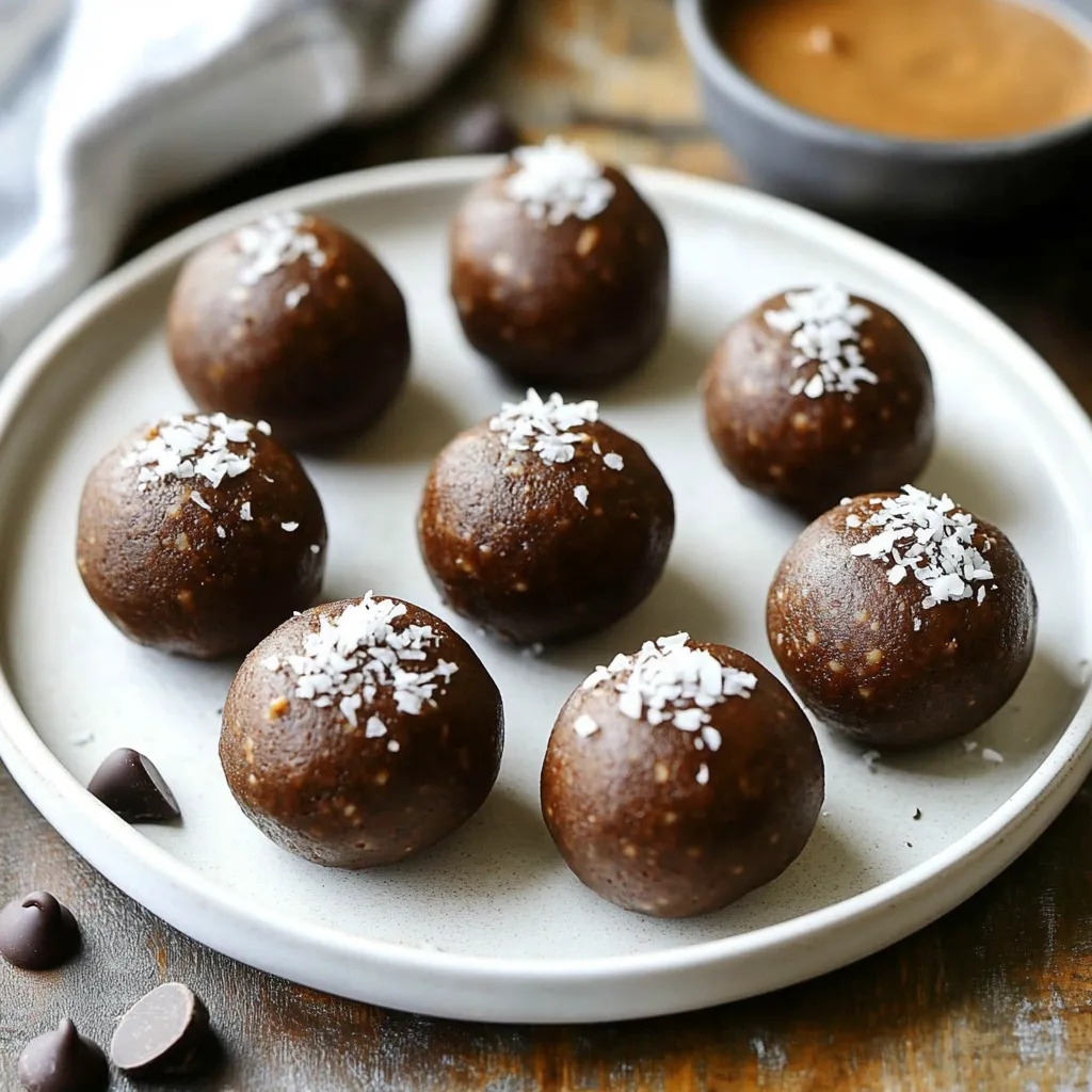 Chocolate Espresso Energy Balls Healthy Snack Option