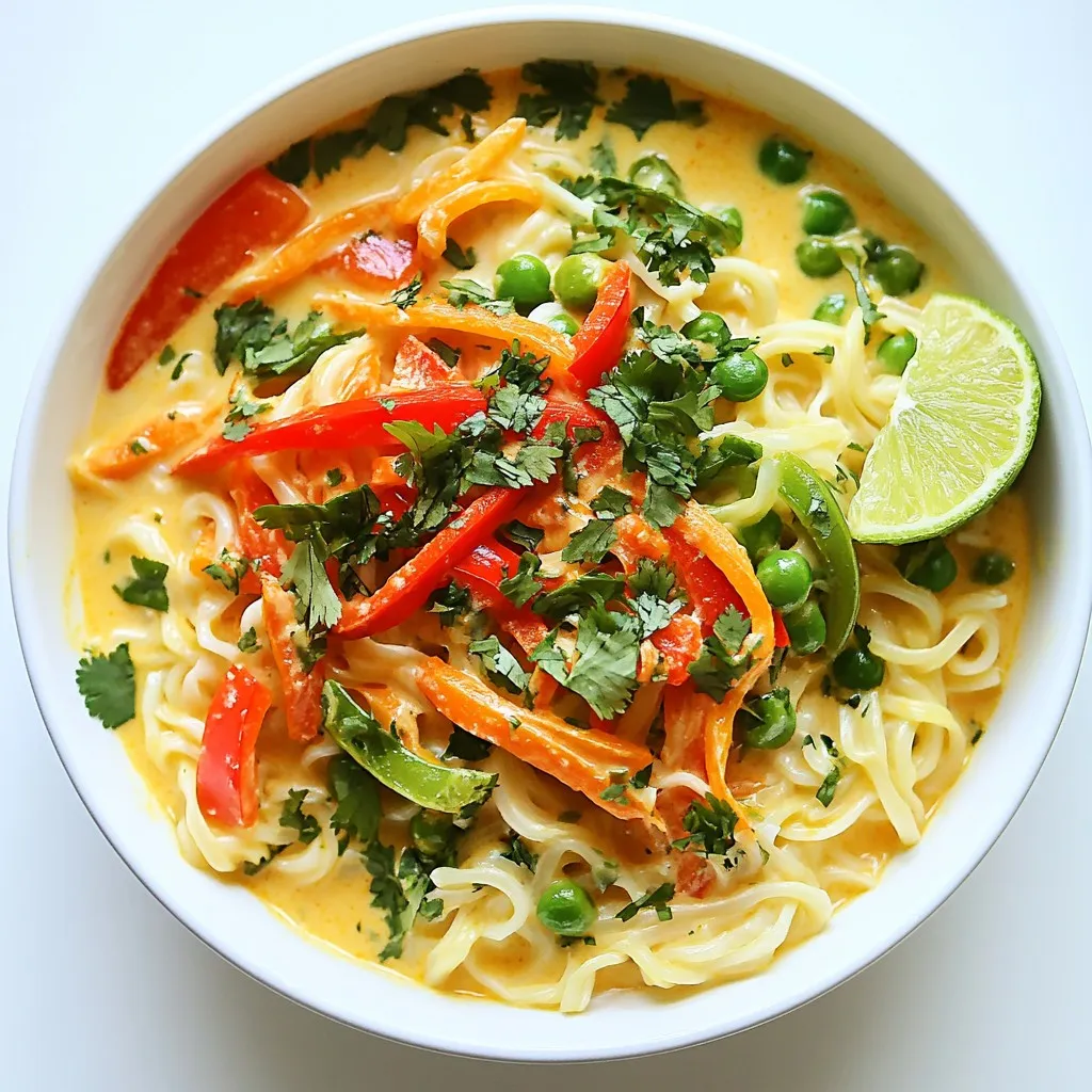 Coconut Curry Rice Noodles Easy and Flavorful Dish