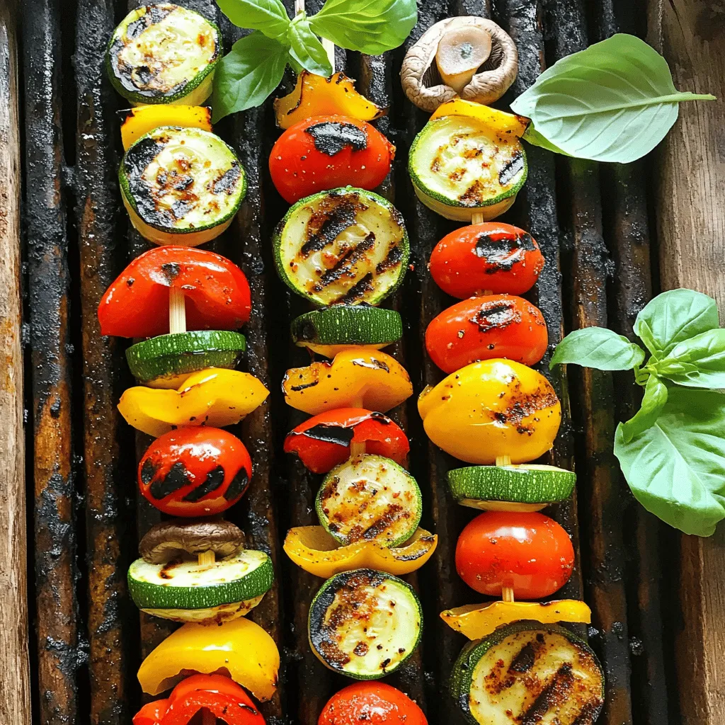 Grilled Veggie Skewers Flavorful and Simple Delight