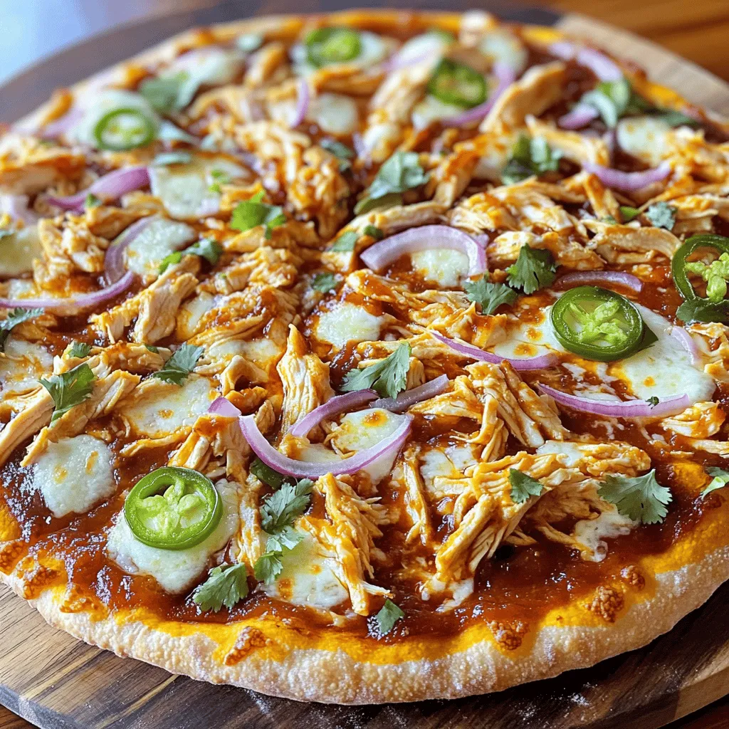 Spicy BBQ Chicken Pizza Flavorful and Easy Recipe
