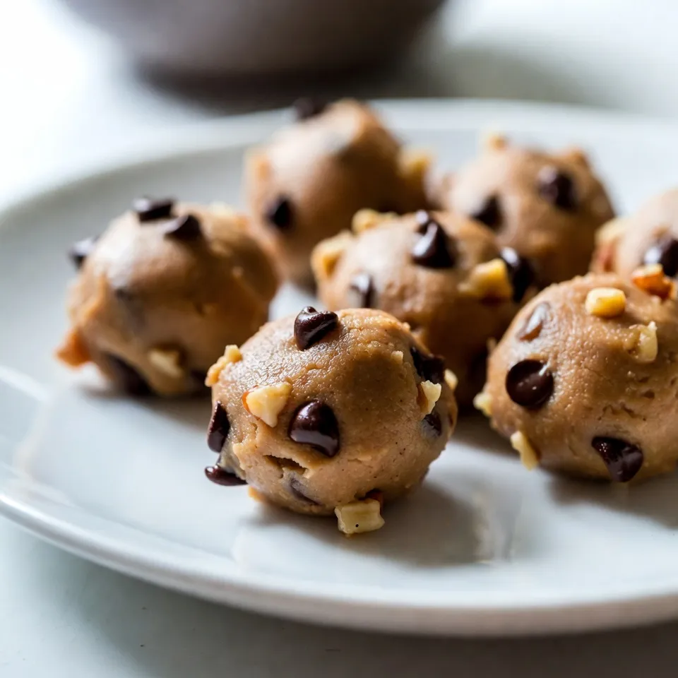 Chocolate Chip Cookie Dough Bites Tempting Sweet Treat