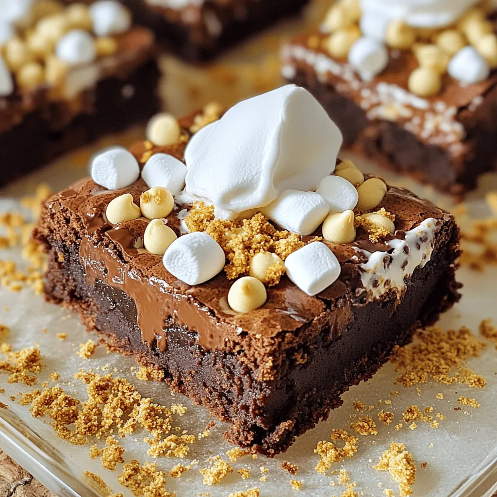 Pumpkin Spice S’mores Brownies Irresistible Fall Treat