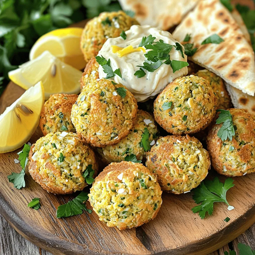 Baked Falafel with Tahini Sauce Flavorful and Easy Recipe
