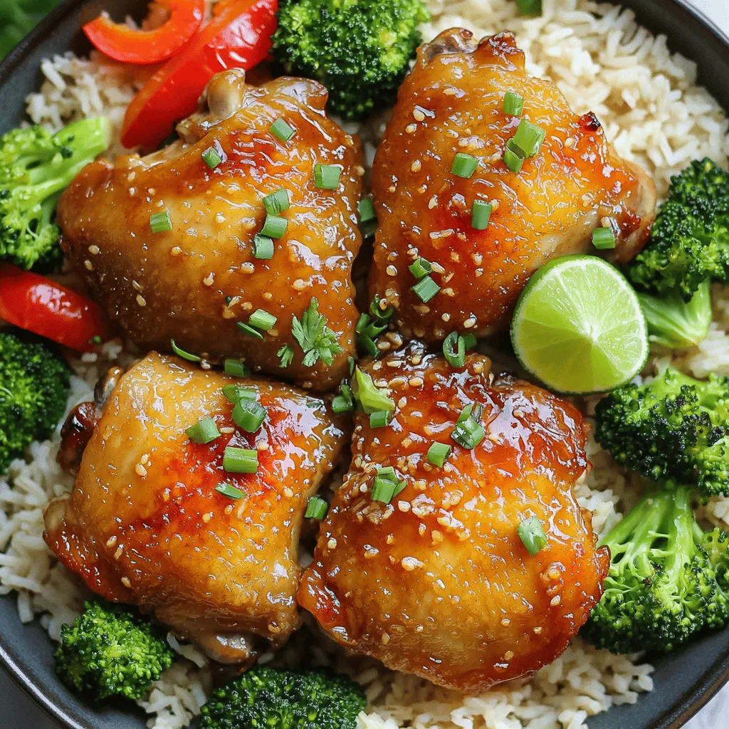 One-Pan Honey Garlic Chicken Thighs Easy Weeknight Meal