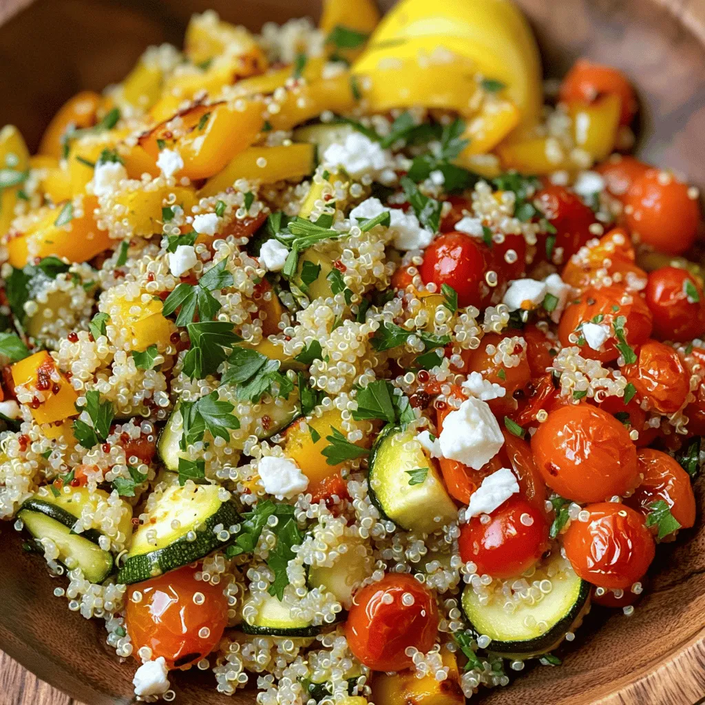 Roasted Vegetable Quinoa Salad Healthy and Filling Meal