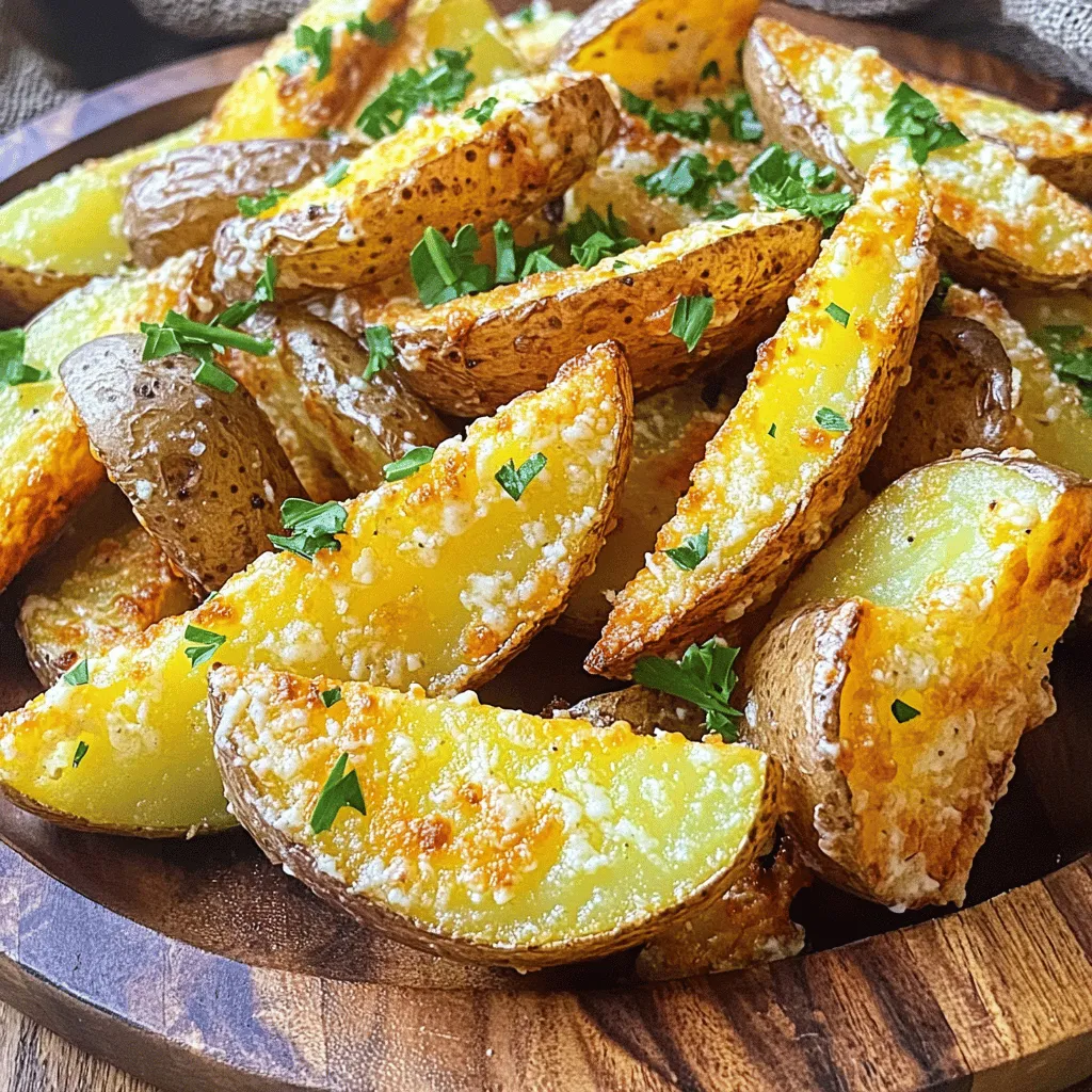 Air Fryer Parmesan Potato Wedges Crispy Delight Recipe