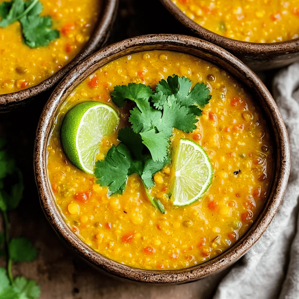 Coconut Curry Lentil Soup Simple and Hearty Delight