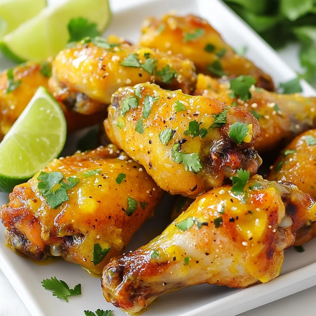 Mango Habanero Chicken Wings Spicy Flavor Explosion