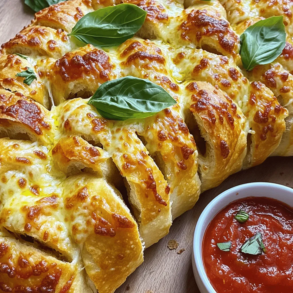 Cheesy Pull Apart Pizza Bread Deliciously Easy Recipe