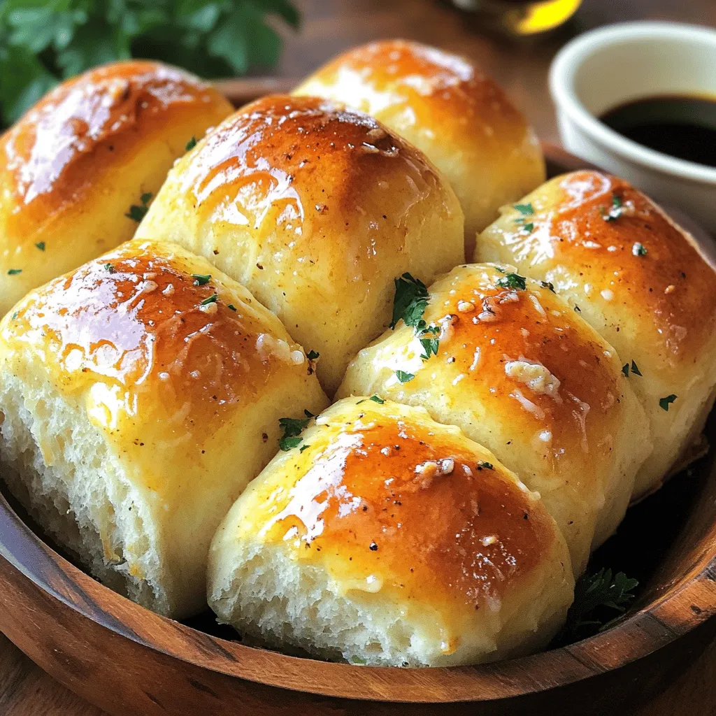 Garlic Parmesan Pull Apart Rolls Easy and Flavorful Treat
