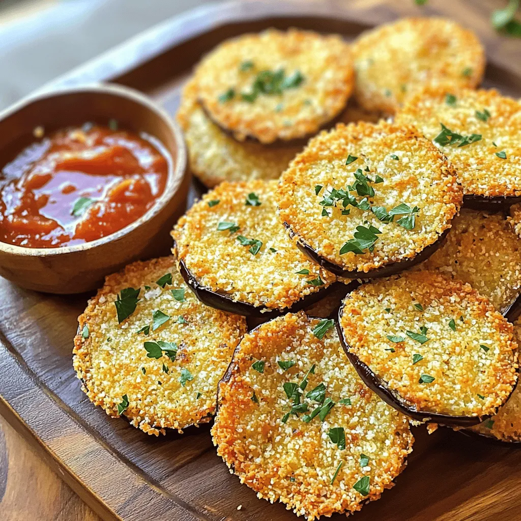 Air Fryer Parmesan Crusted Eggplant Crispy Delight