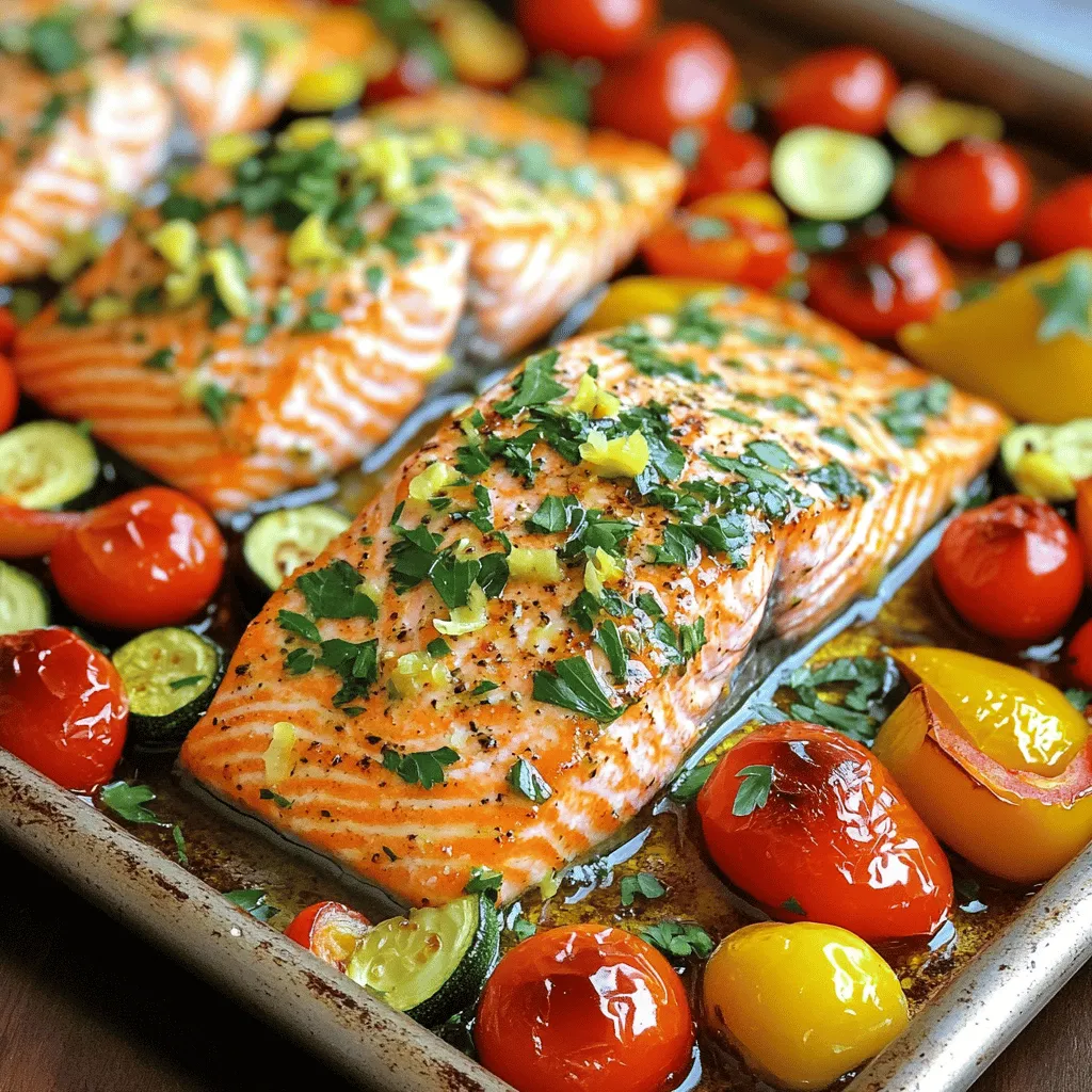 Sheet Pan Lemon Herb Salmon Simple and Tasty Meal
