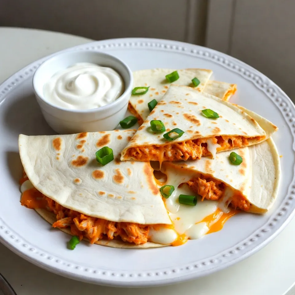 Buffalo Chicken Quesadillas Easy and Flavorful Recipe