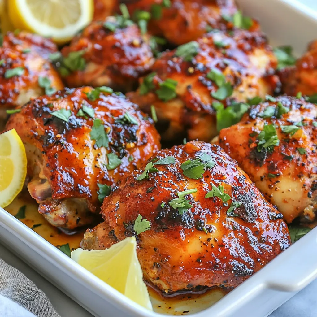 Spicy Harissa Chicken Thighs Bold and Flavorful Meal