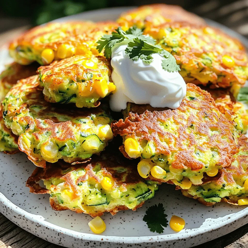 Zucchini Corn Fritters Tasty and Easy to Make