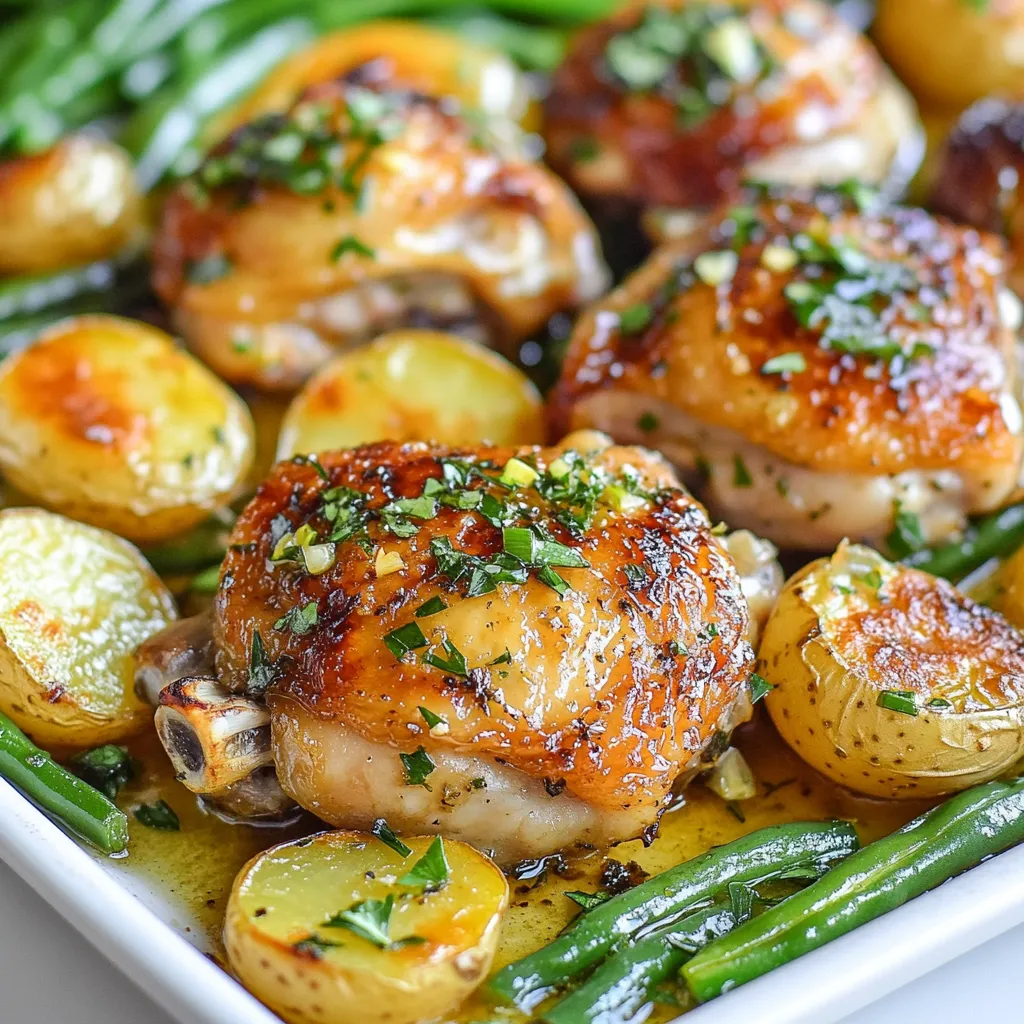 Garlic Herb Chicken Sheet Pan Dinner Delightful Meal