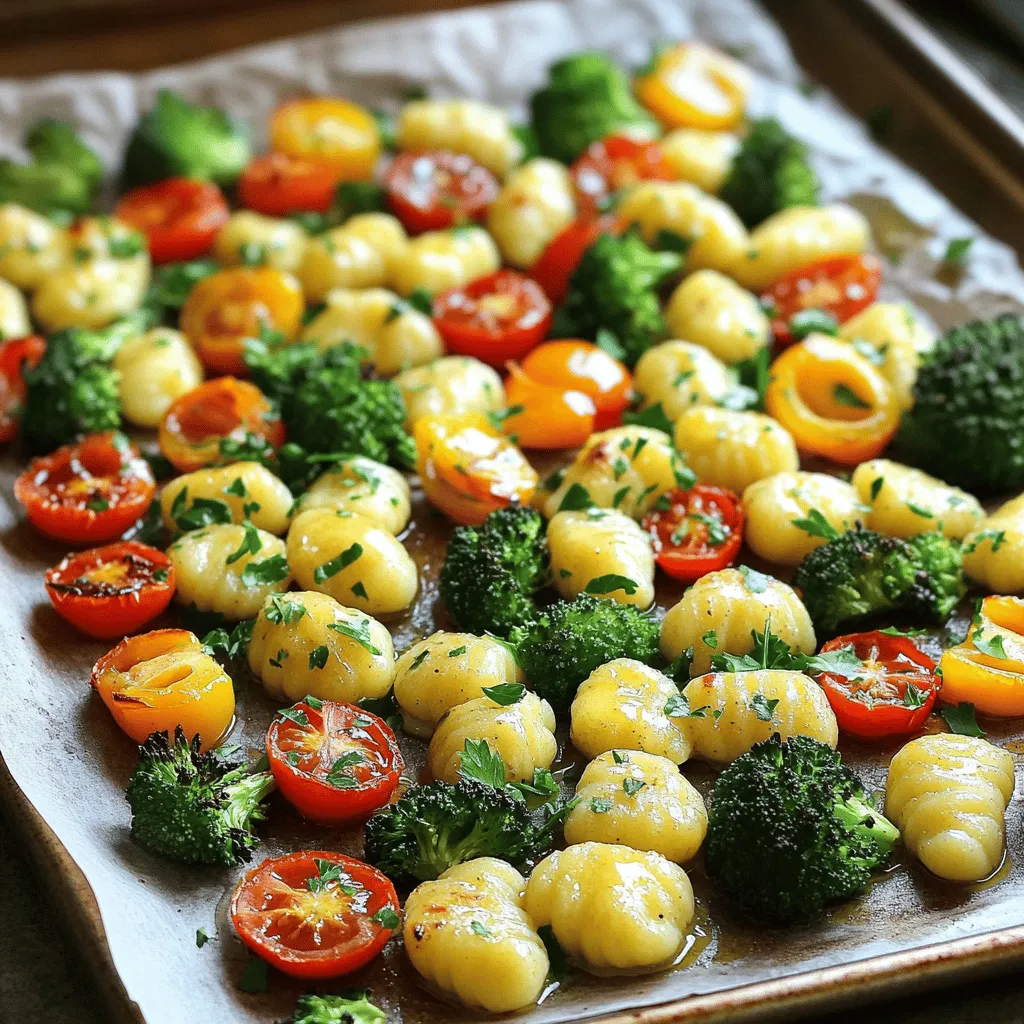 Savory Sheet-Pan Garlic Butter Gnocchi and Veggies